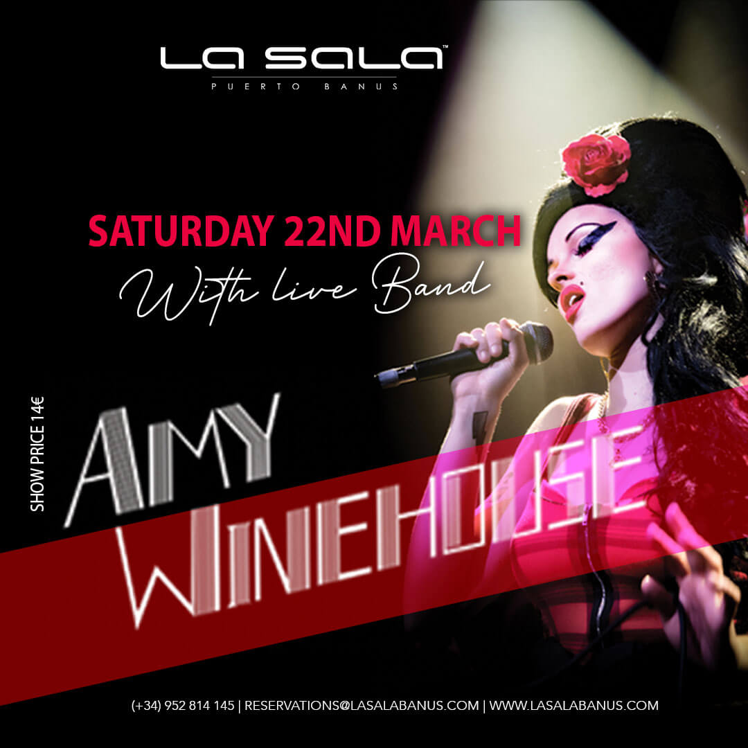 Amy Winehouse tribute in Puerto Banus at La Sala