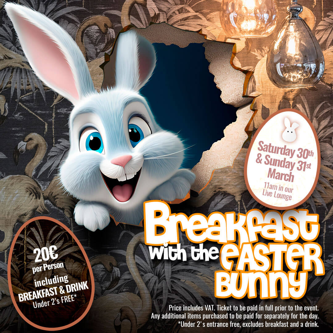 Breakfast with the Easter Bunny at La Sala!
