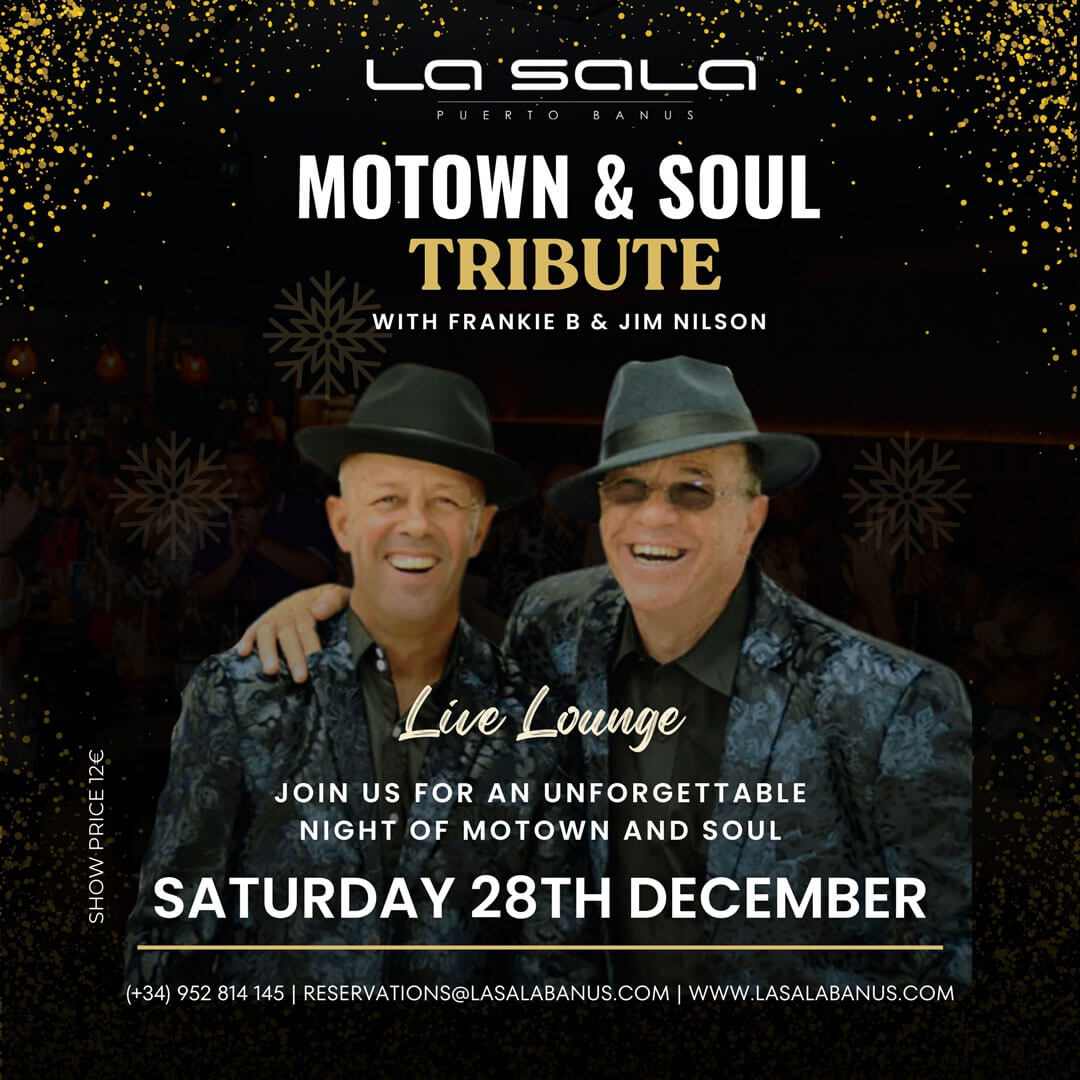 Lionel Richie & The Soul Brothers Tribute at La Sala in Marbella