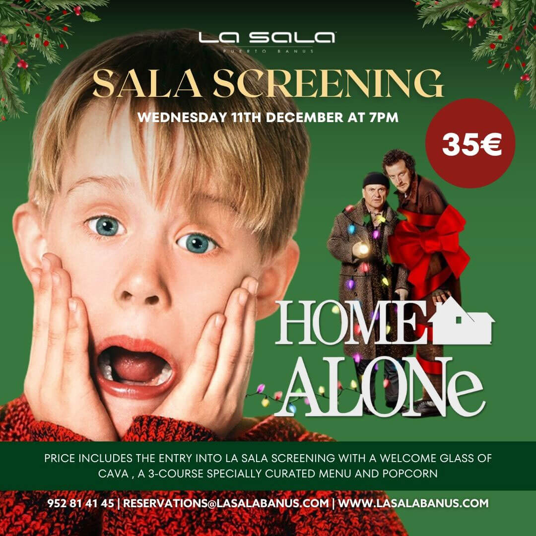 Sala Screening - Home Alone movie night in Marbella