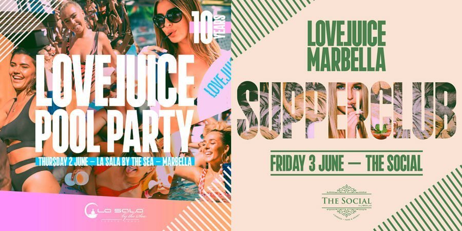 LoveJuice June Jubilee Weekend to take place at La Sala